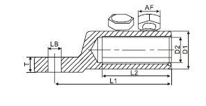 aluminium mechanical lug size