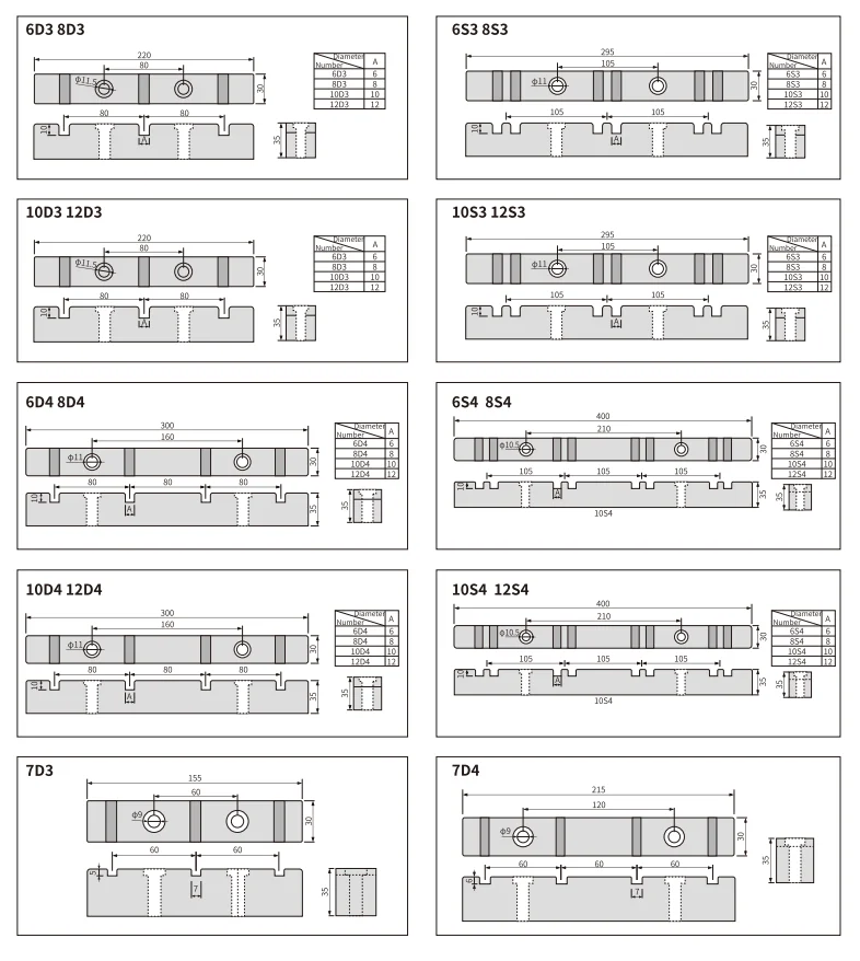 DL-Series-Busbar-Insulator-Dimension