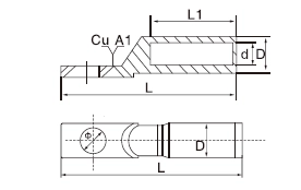 flat palm bimetal lug size chart