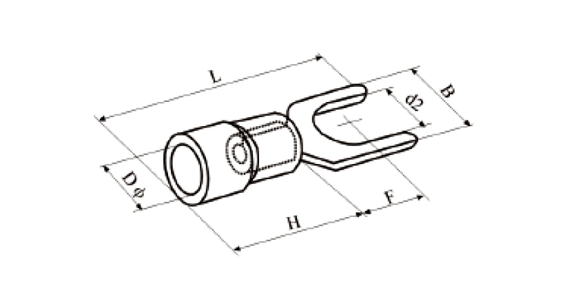 insulated spade terminals size
