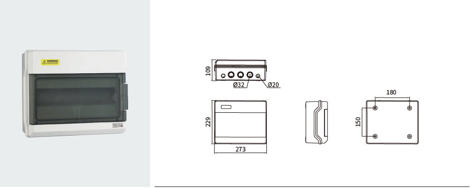 WHT distribution box DIMENSION 4