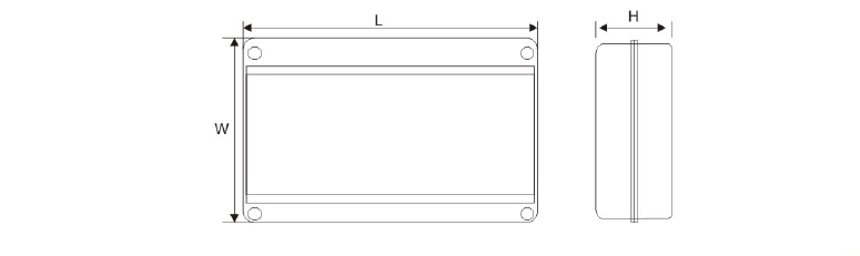 WHT SERIES DISTRIBUTION BOX DIMENSION