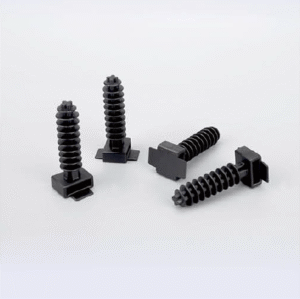 Cable Tie Holder — Screw-Mount Nylon Cable Tie Base