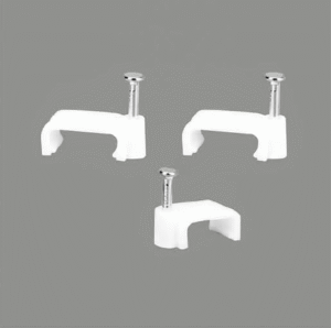 Flat Cable Clips WLR — Nail-in PE Clips for Flat Wires