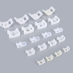 Screw Mount Cable Tie Holder — Nylon Panel Mount Tie Base