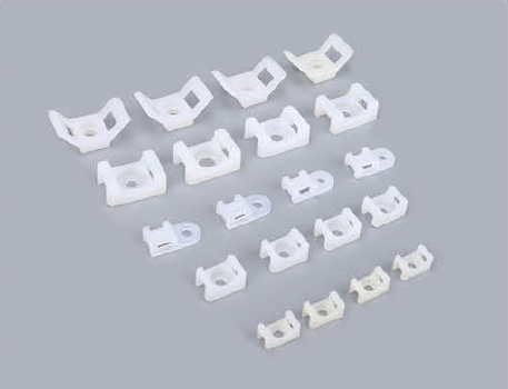 Screw Mount Cable Tie Holder — Nylon Panel Mount Tie Base