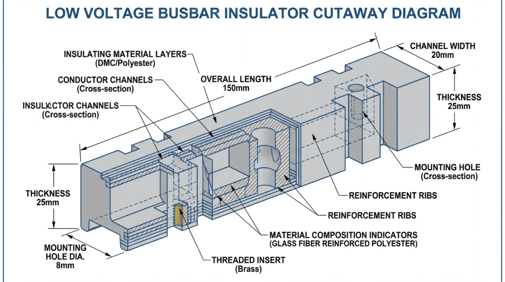 Busbar Insulator Technical Diagram (1)