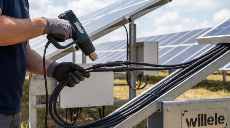 Heat Shrink Tubes Solar Installation - willele