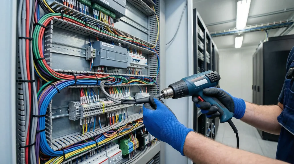 Heat Shrink Tubing Installation - Photorealistic