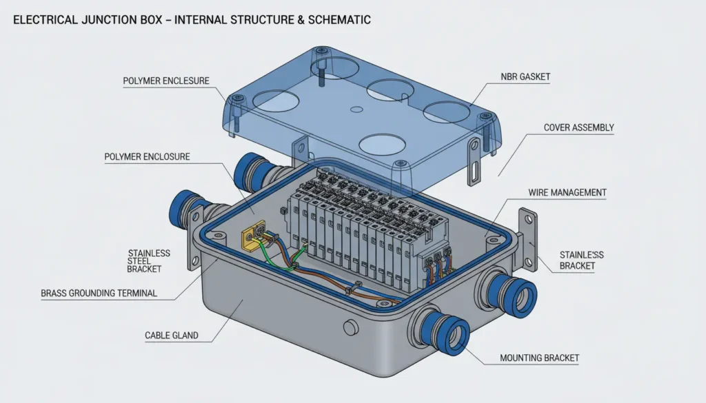 Junction Box Technical Schematic