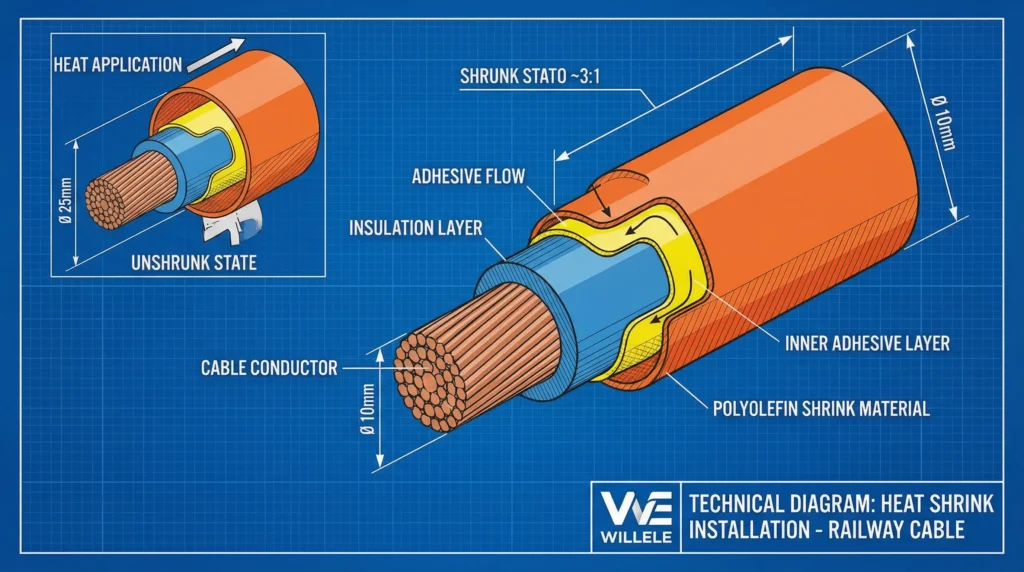 WILLELE Heat Shrink Tube Technical Diagram (1)