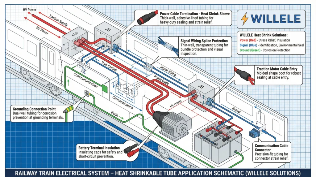 WILLELE Railway Electrical System Schematic