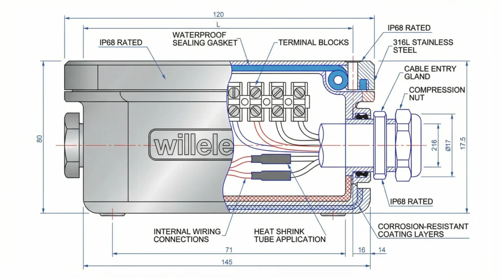 Willele Junction Box Technical Diagram (2)