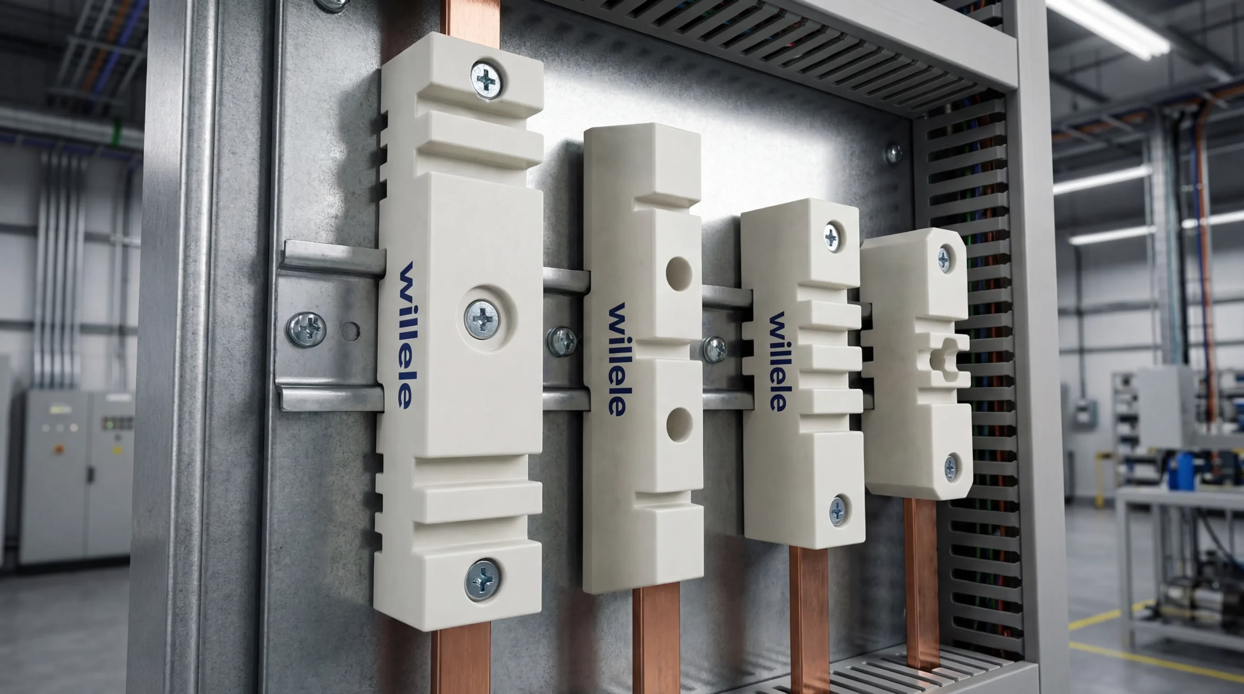 Willele Low Voltage Busbar Insulators - Industrial Installation