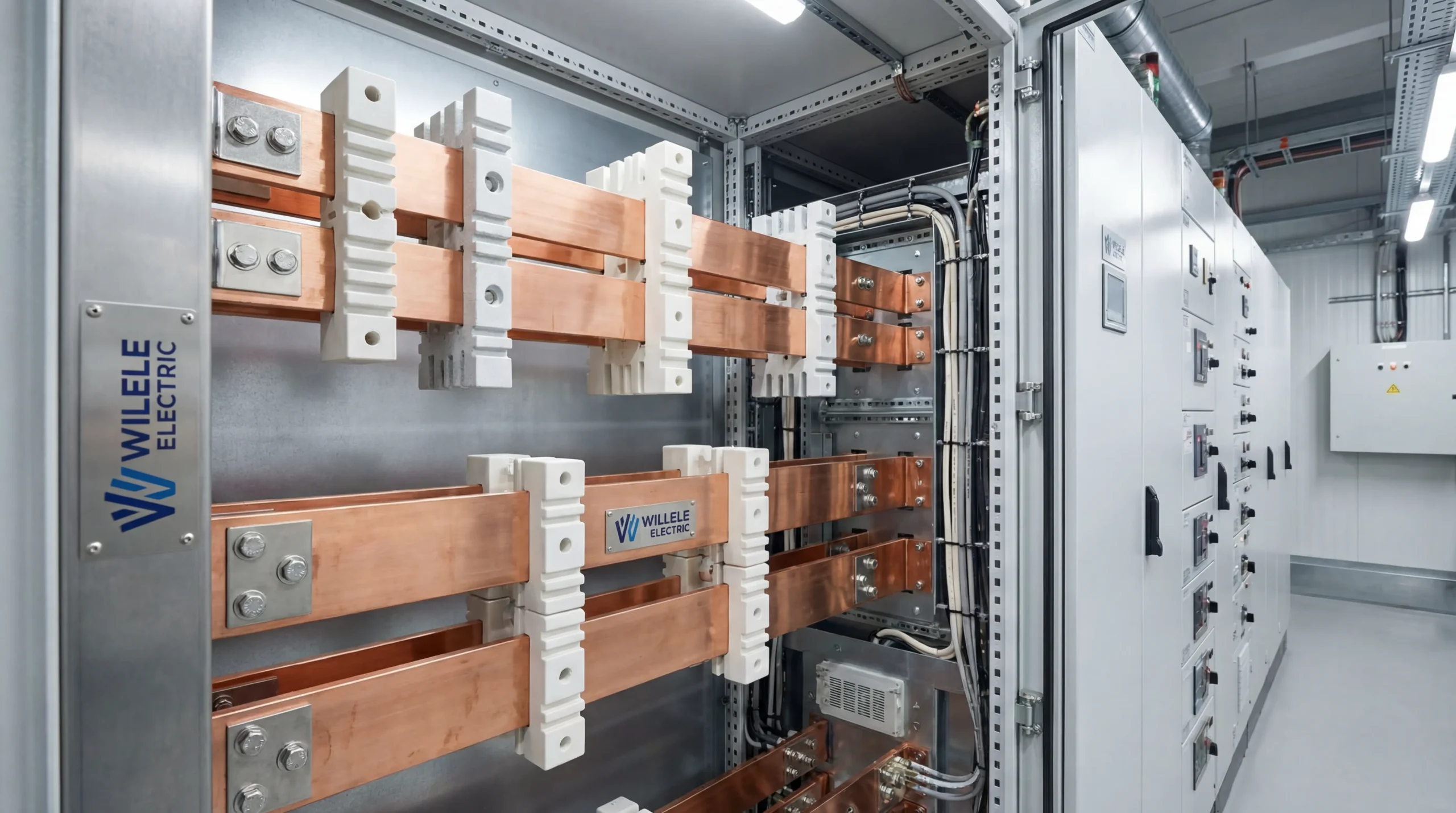 Busbar Insulators in Commercial Installation - Willele Electric