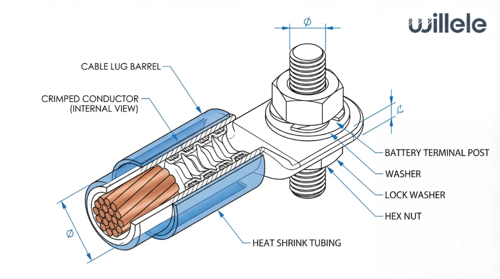 Cable Lug Technical Diagram - willele (2)