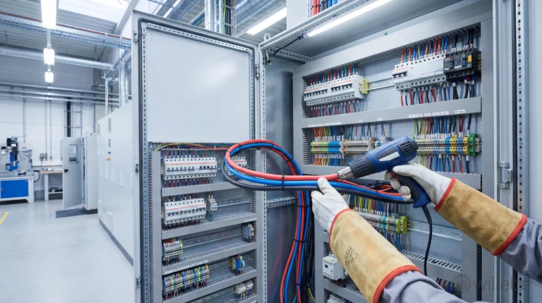 Industrial Control Panel Heat Shrink Installation