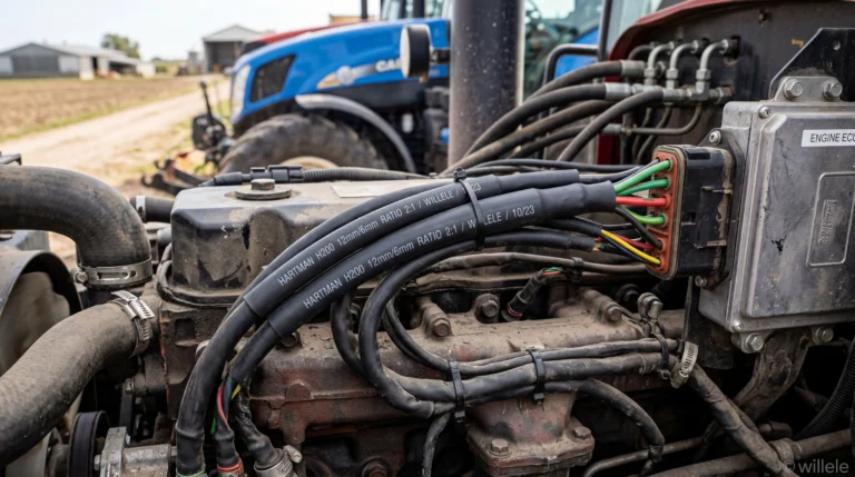 Agricultural Equipment Heat Shrink Tubing - Industrial Photo