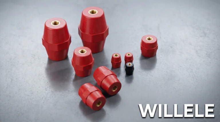 Railway Busbar Insulators - WILLELE Industrial Photo