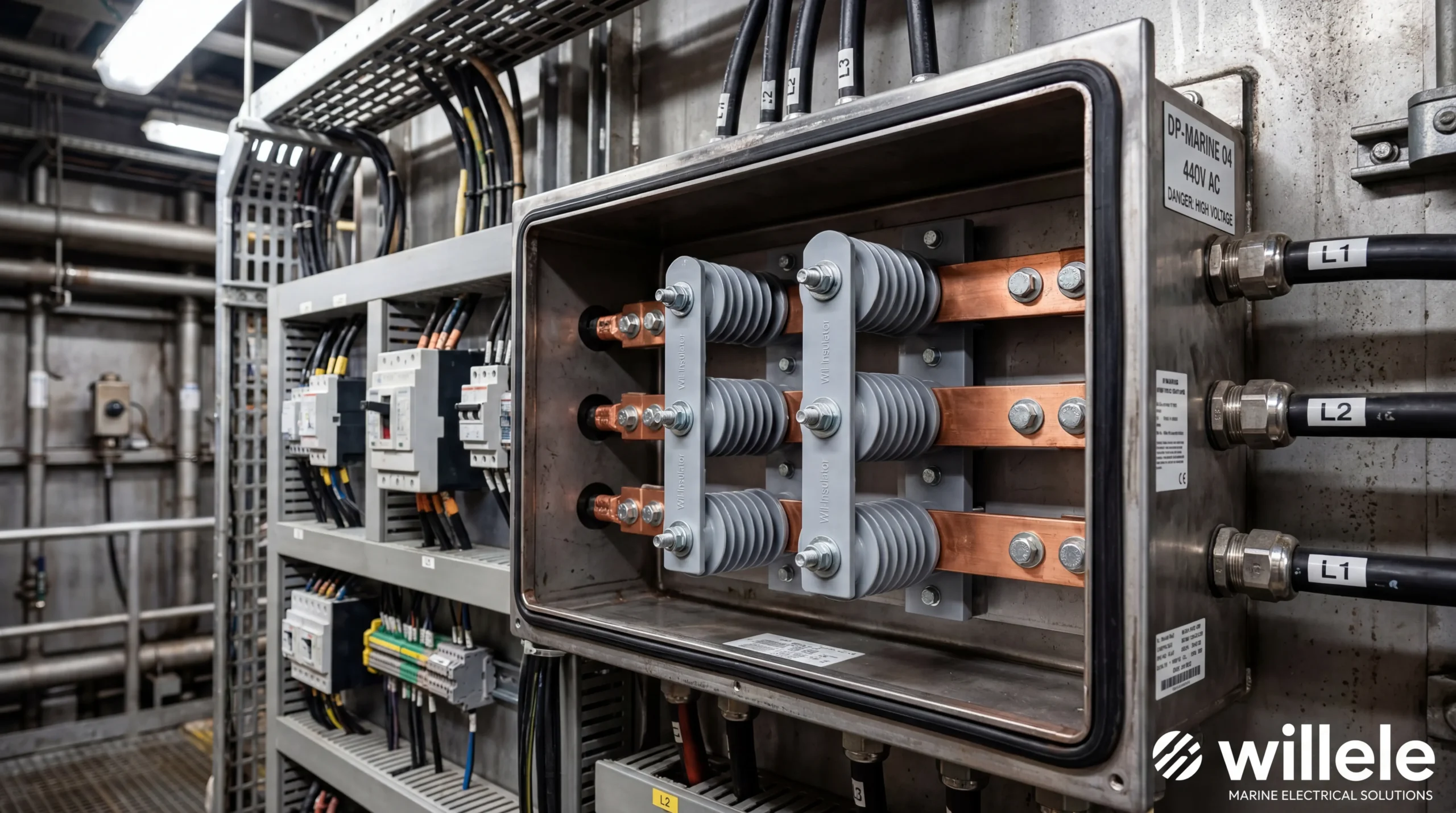 Willele Busbar Insulators - Marine Installation
