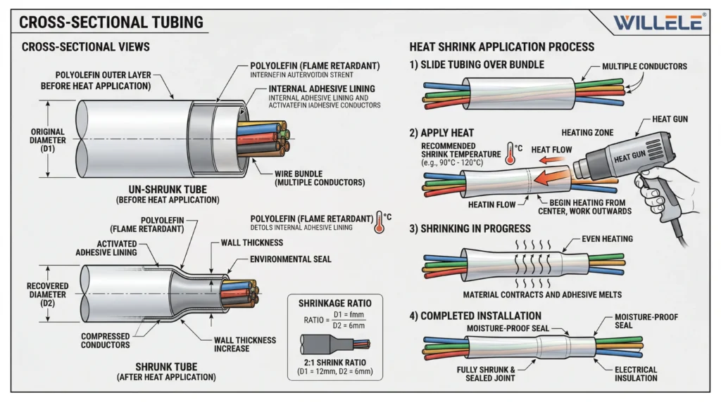 Heat Shrink Tubing Technical Diagram - Willele (1) (1)