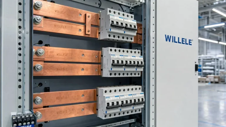 Circuit Breaker Busbars - Industrial Photo