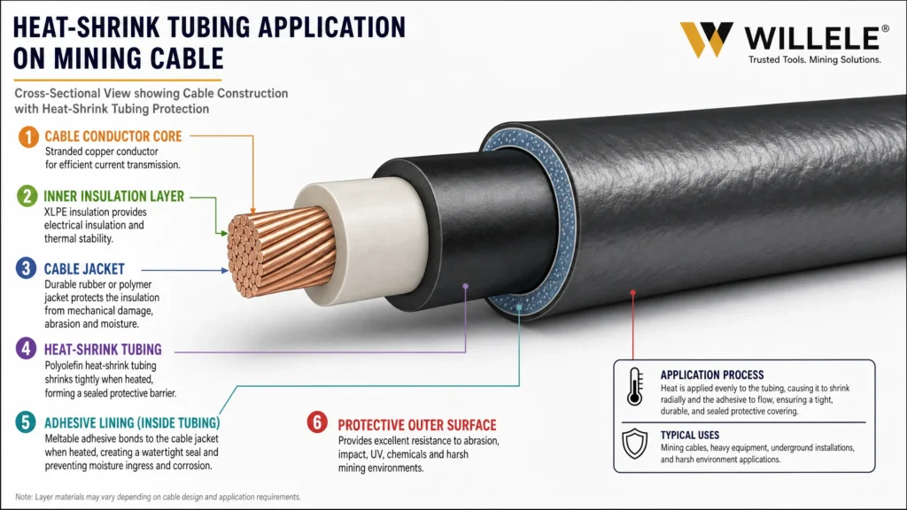 Heat-Shrink Tubing Technical Diagram