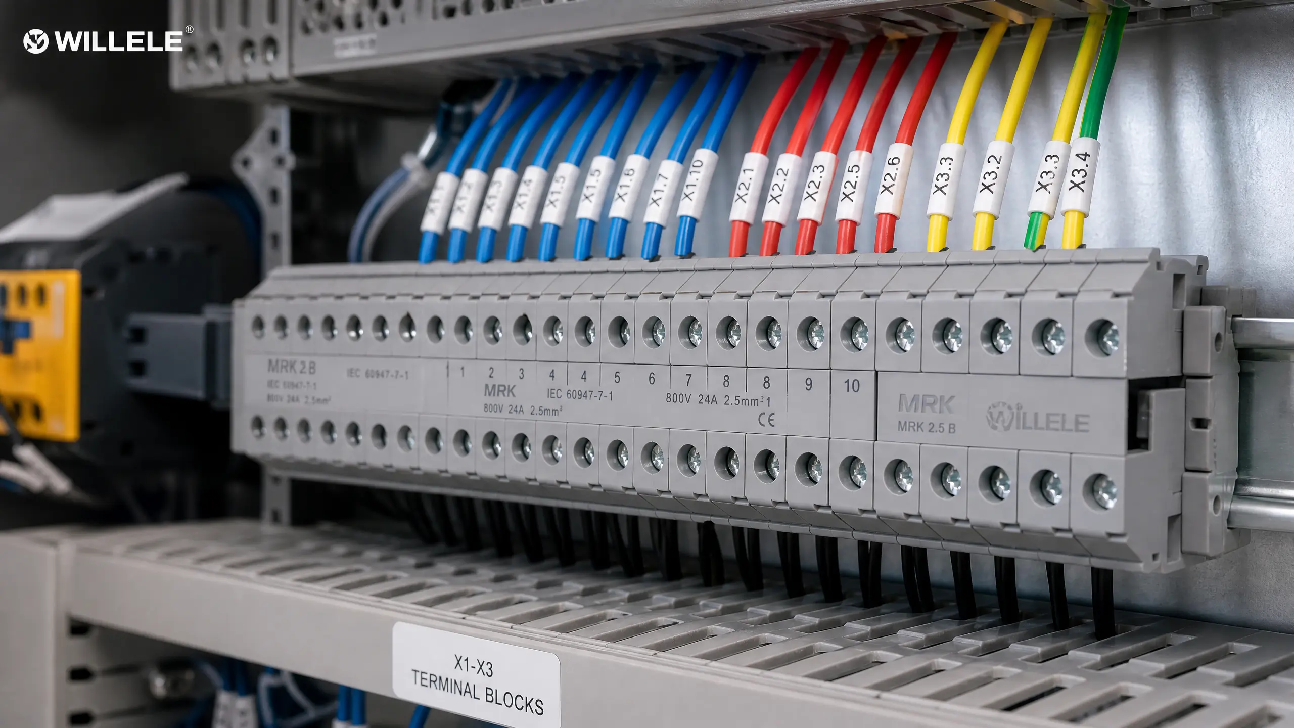 MRK Terminal Blocks Industrial Installation Photo
