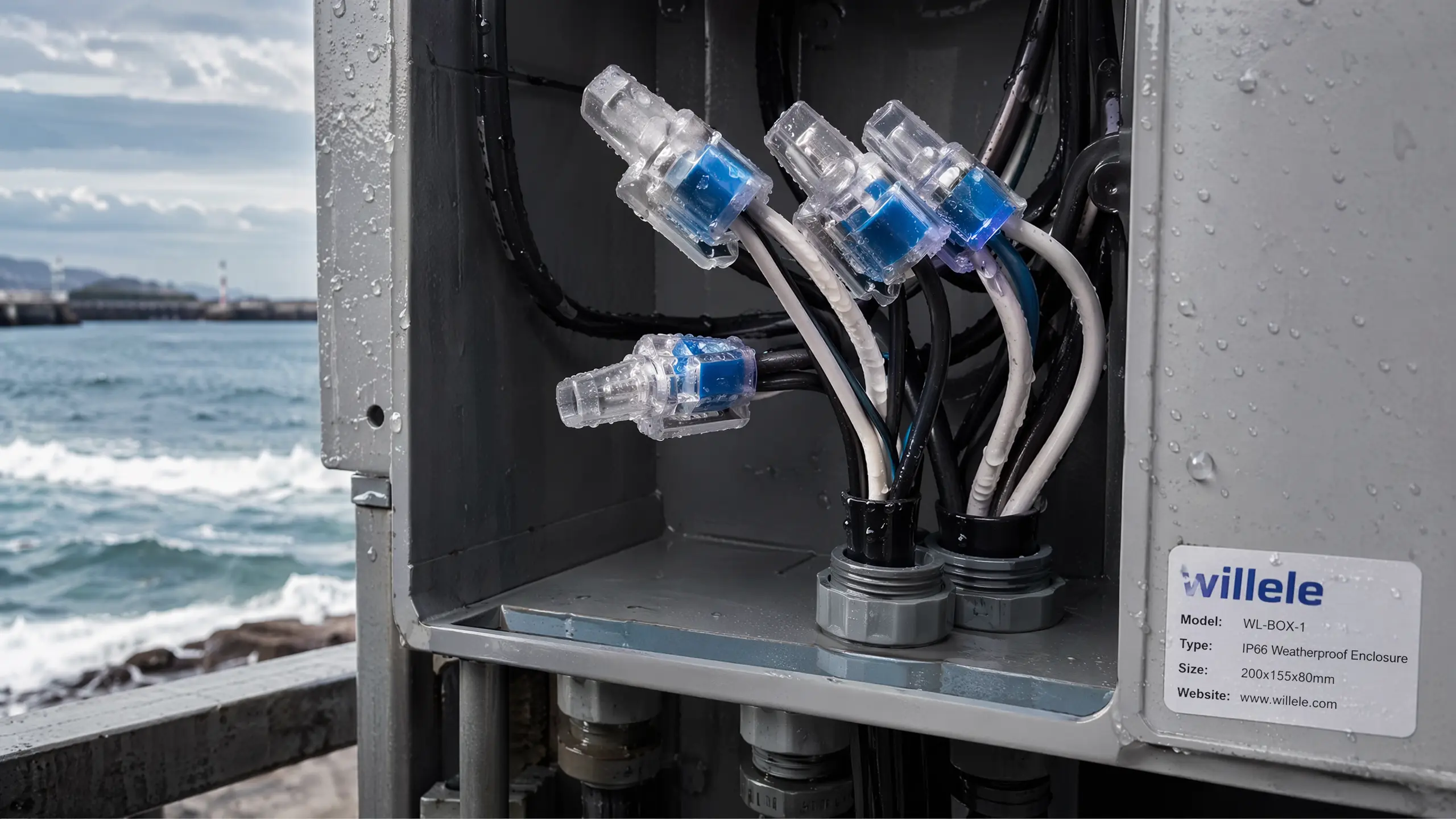 Waterproof Wire Nuts Coastal Installation - willele
