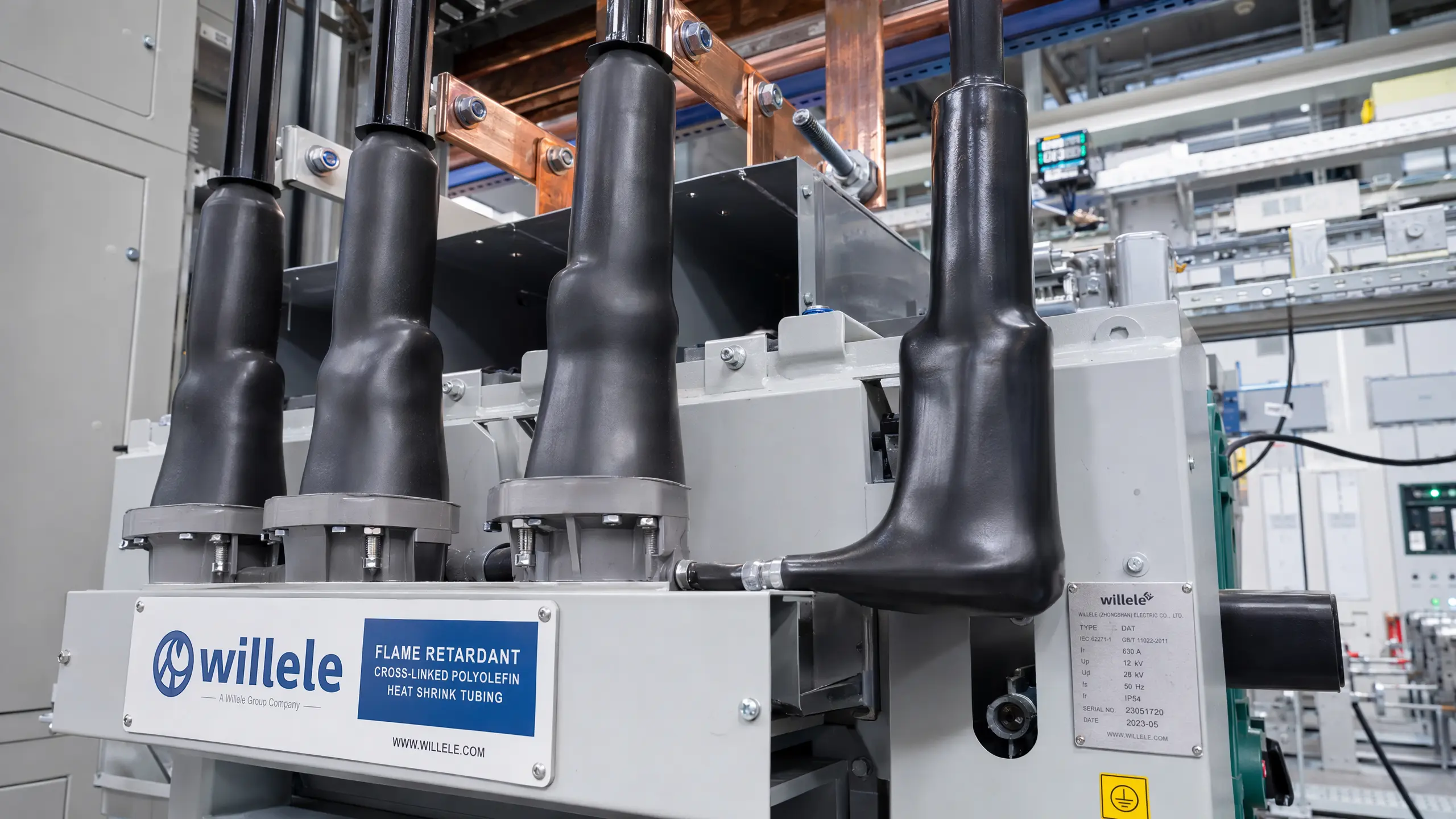 willele Flame Retardant Tubing in Smart Grid Substation